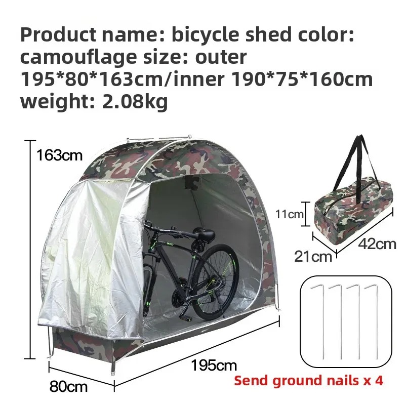 Cycling Gear You Need - Tenda de Armazenamento Portátil para Bicicletas