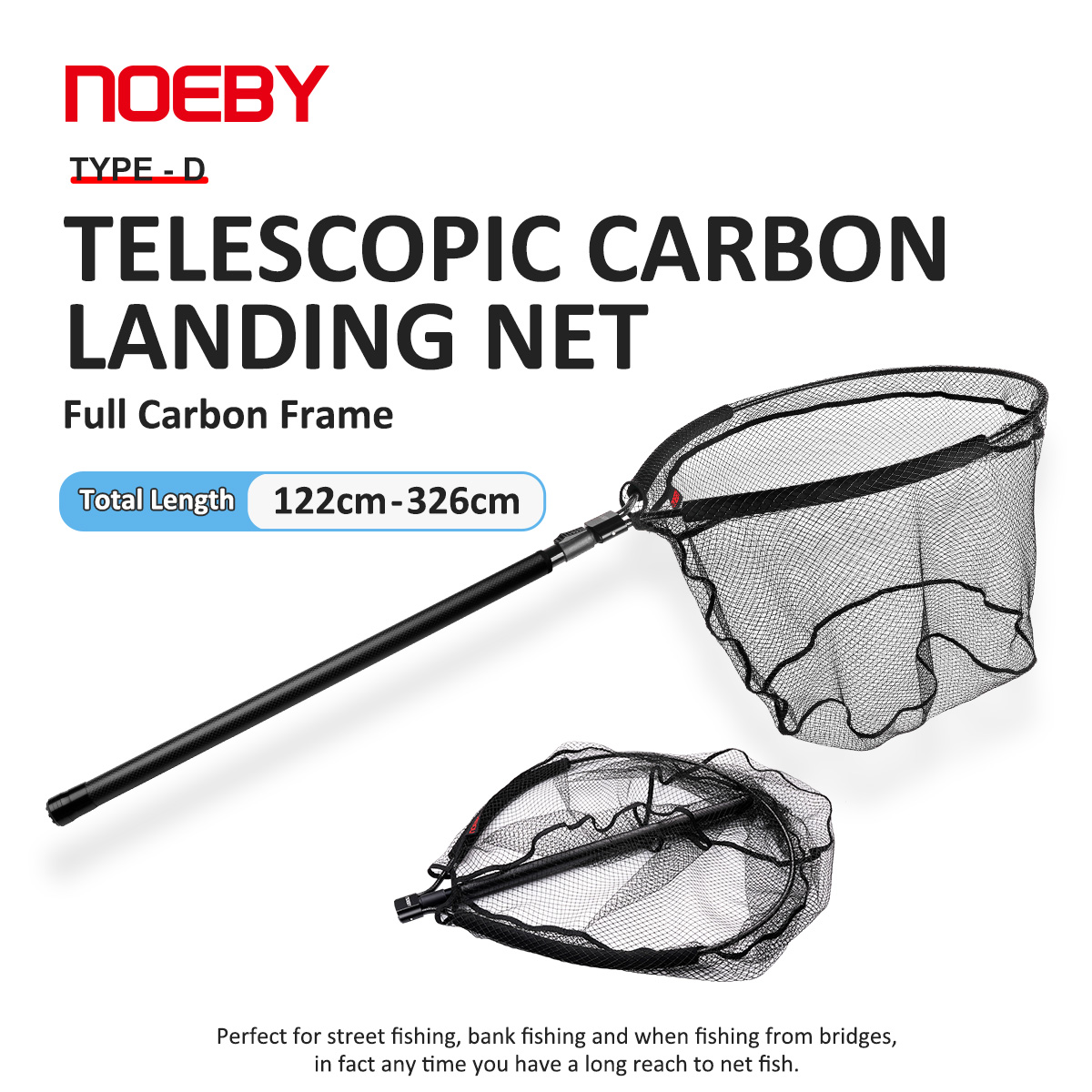 Cycling Landing Gear - Rede de Pesca Telescópica NOEBY com