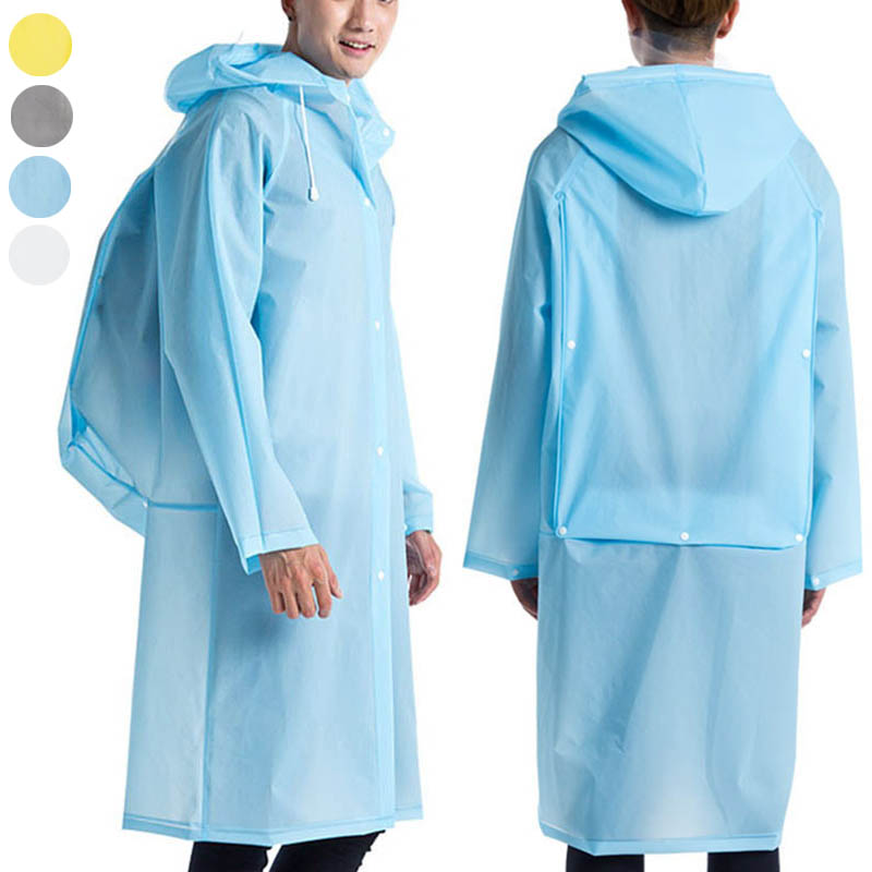 Cycling Gear For Rain - Nova reutilizável transparente eva longo capa