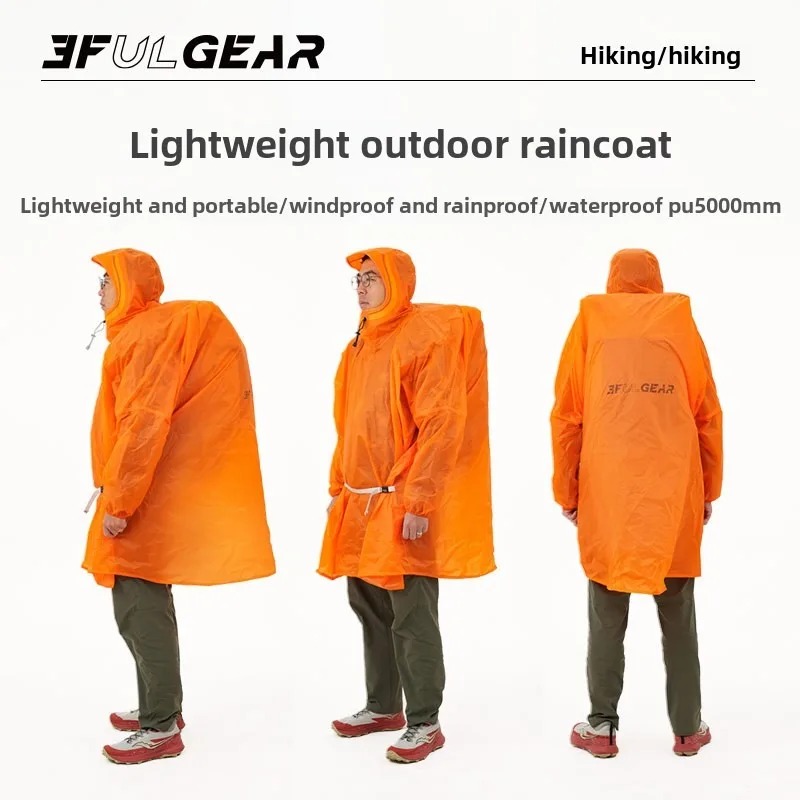 Cycling Gear For Rain - Poncho de Chuva Ultraleve 3F UL