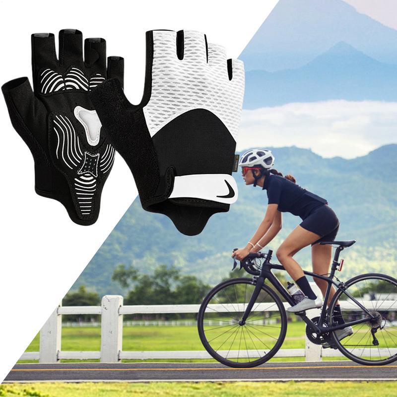 Luvas de ciclismo meio dedo lu - Cycling Hand Gear avaliação e preço