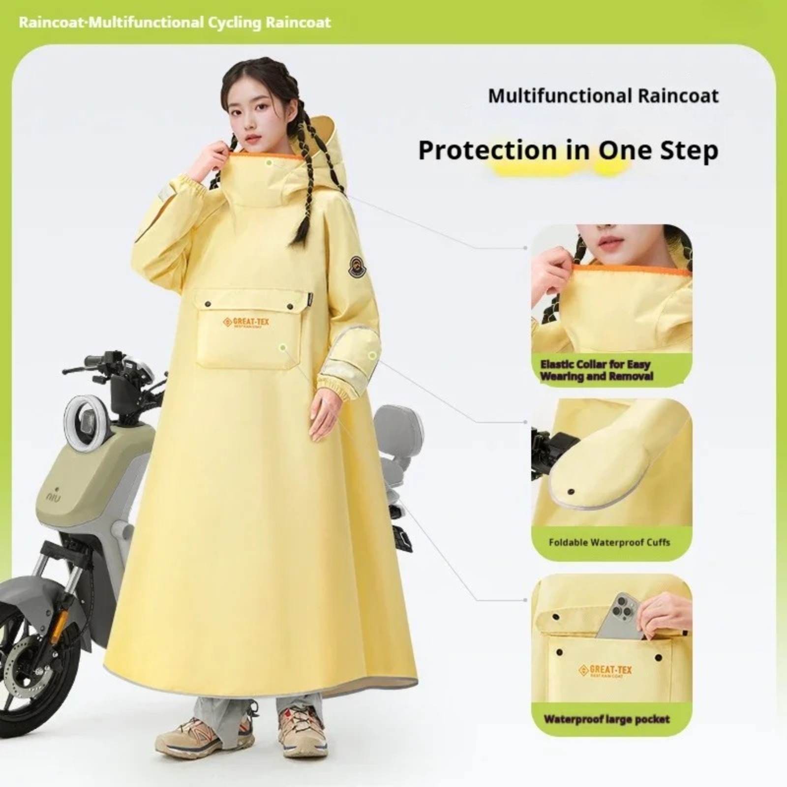 Capa de Chuva Impermeável para - Cycling Gear For Rain avaliação e preço