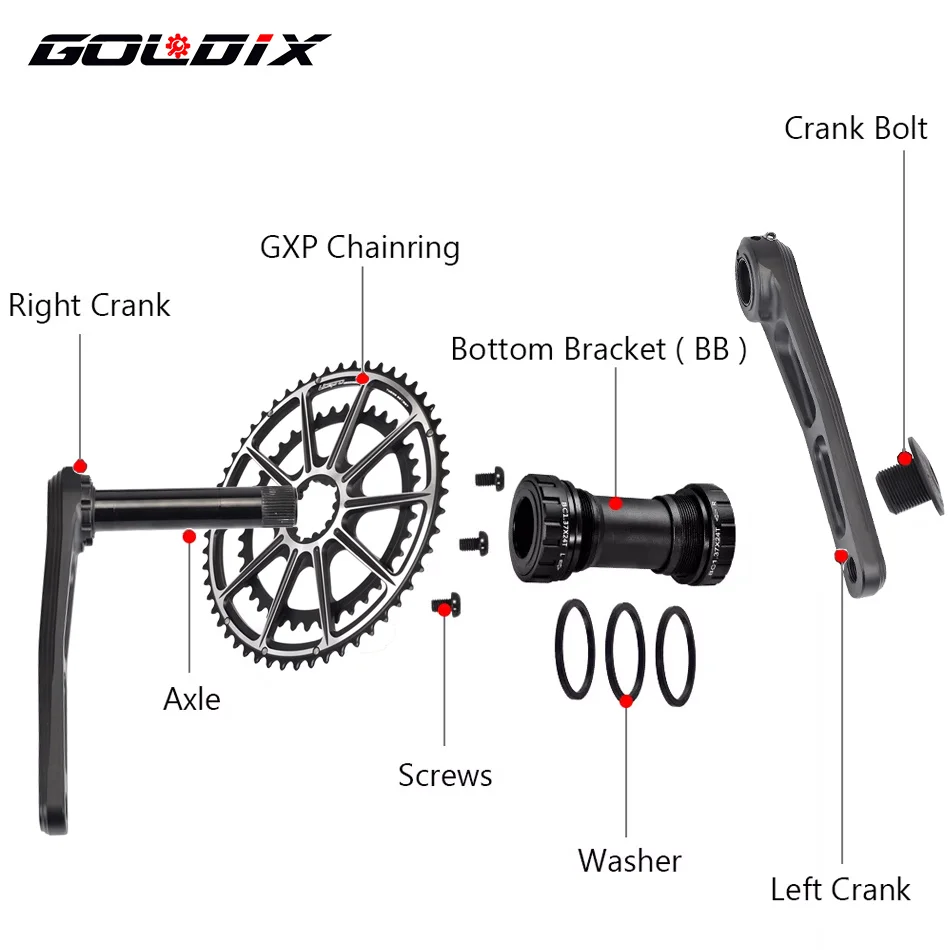 Goldix cnc manivelas de estrad - Gravel Bike Tires avaliação e preço