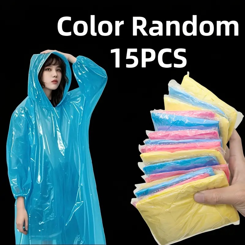 Poncho de chuva transparente d - Cycling Gear For Rain avaliação e preço