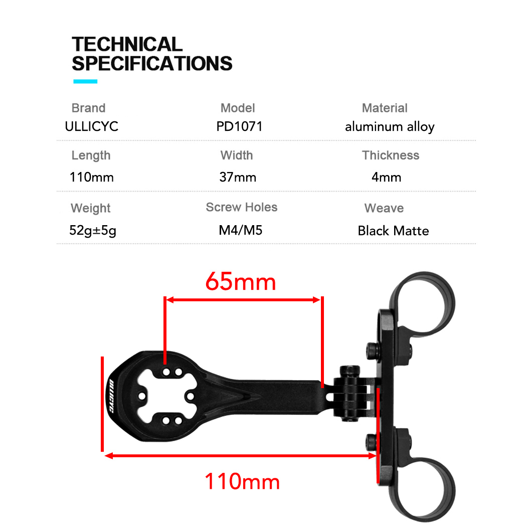 Suporte de Alumínio ULLICYC pa - Cycling Gear Mount avaliação e preço