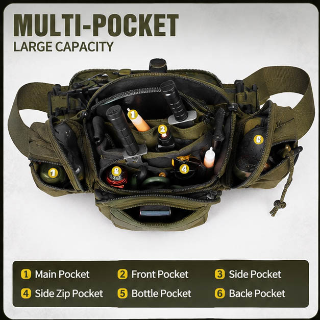 Bolsa Tática de Cintura Imperm - Cycling Gear And Equipment avaliação e preço