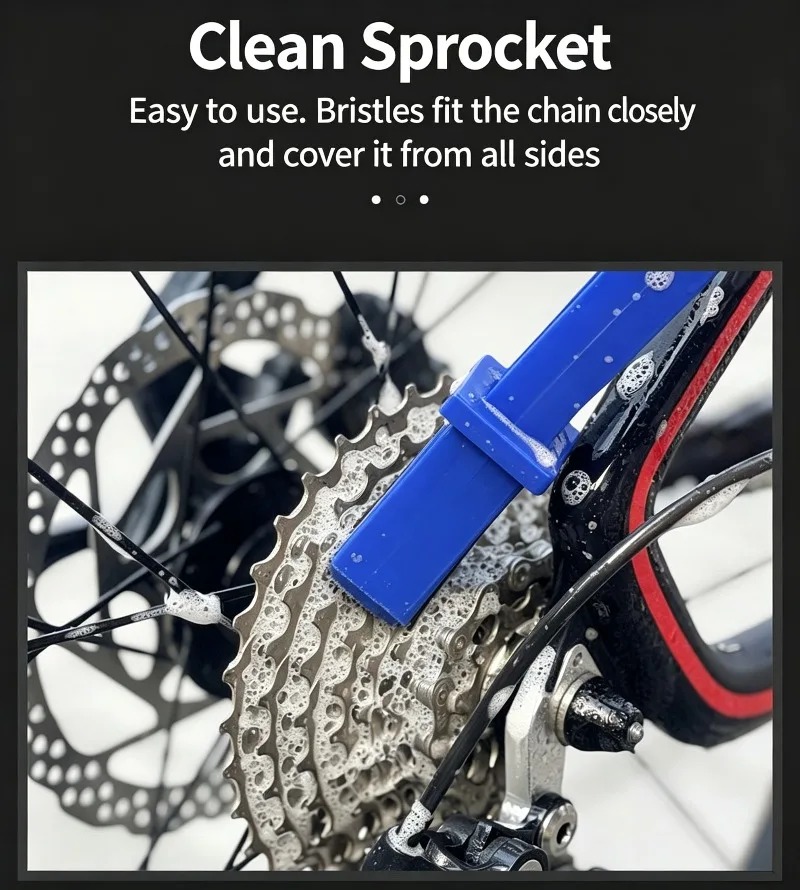 Escova portátil para limpeza d - Cycling Gear Inches avaliação e preço