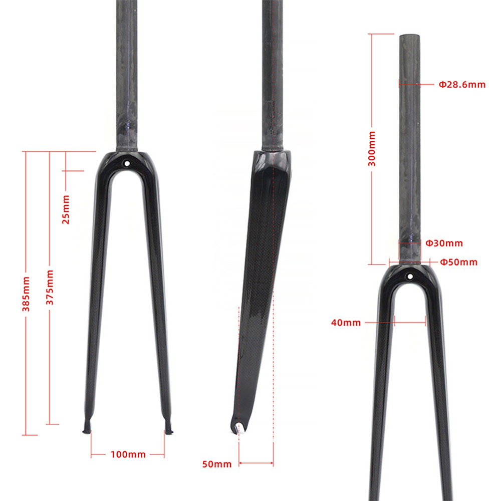 Garfo Dianteiro Rígido de Carb - Cycling Gear Inches avaliação e preço